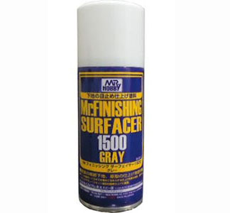 Mr. Finishing Surfacer 1500 - Gray - Spray - 170ml
